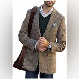 Harris Tweed Wool Blazer
